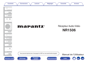 Mode d’emploi Marantz NR1506 Récepteur