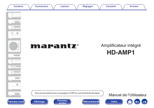 Mode d’emploi Marantz HD-AMP1 Amplificateur