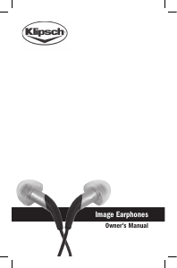 Manual Klipsch Image X5 Headphone