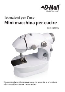 Manuale D-Mail 349884 Macchina per cucire