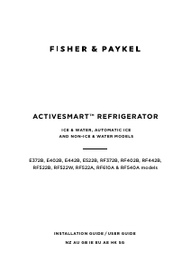 Handleiding Fisher and Paykel RF522WDRX5 Koel-vries combinatie