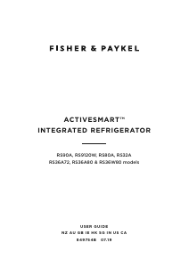 Mode d’emploi Fisher and Paykel RS36A80J1 N Réfrigérateur combiné