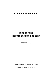 Manual Fisher and Paykel RB60V18 Fridge-Freezer