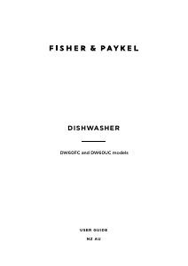 Manual Fisher and Paykel DW60UC6X Dishwasher
