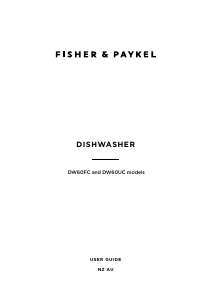 Manual Fisher and Paykel DW60UC6B Dishwasher