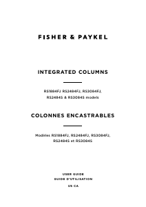 Mode d’emploi Fisher and Paykel RS1884FRJK1 Congélateur
