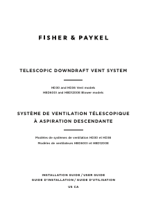 Handleiding Fisher and Paykel HBD1200E Afzuigkap