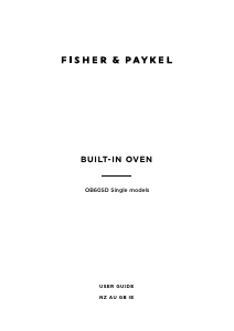 Manual Fisher and Paykel OB60SD9X1 Oven