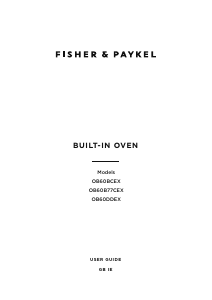 Manual Fisher and Paykel OB60DDEX4 Oven