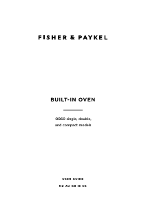 Manual Fisher and Paykel OB60B77CEX3 Oven
