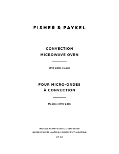 Mode d’emploi Fisher and Paykel CMO-24SS-3Y Four