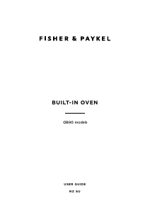 Manual Fisher and Paykel OB90S9MEX3 Oven