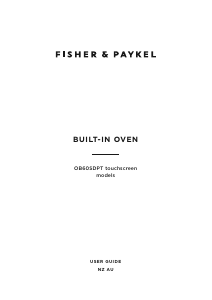 Manual Fisher and Paykel OB60SDPTDB1 Oven