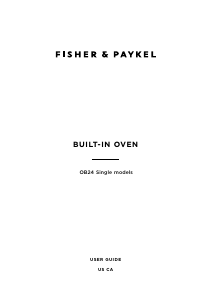 Manual Fisher and Paykel OB24SCDEX1 Oven