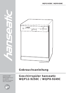 Bedienungsanleitung Hanseatic WQP8-9249C Geschirrspüler