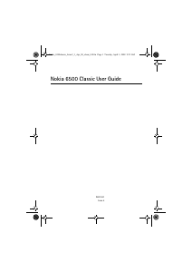 Manual Nokia 6500 Classic Mobile Phone