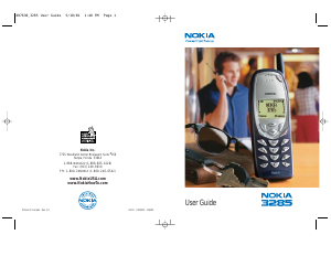 Manual Nokia 3285 Mobile Phone