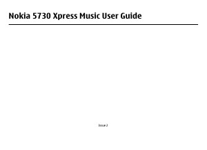 Manual Nokia 5730 XpressMusic Mobile Phone