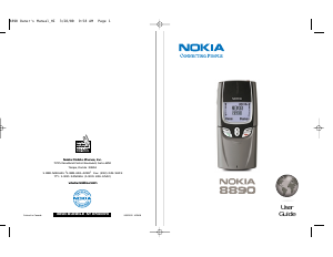 Manual Nokia 8890 Mobile Phone