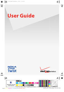 Manual de uso Nokia 7705 Twist (Verizon) Teléfono móvil