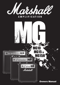 Manual Marshall MG10 Guitar Amplifier