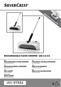Manual SilverCrest IAN 89884 Sweeper