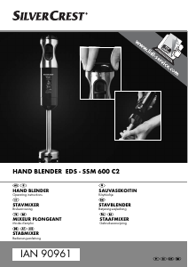 Manual SilverCrest IAN 90961 Hand Blender