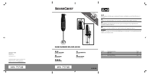 Bruksanvisning SilverCrest IAN 75748 Stavmixer