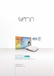 Manual Sveon SCT012 Card Reader