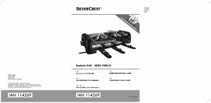 Használati útmutató SilverCrest IAN 114269 Raclette grillsütő