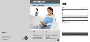 Manual SilverCrest SHK 100 B2 Heating Pad