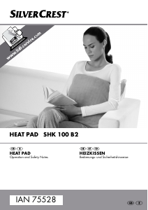 Manual SilverCrest IAN 75528 Heating Pad