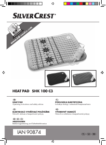 Manual SilverCrest IAN 90874 Heating Pad