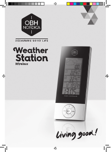 Handleiding OBH Nordica Black Weerstation