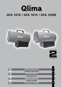 Manual Qlima GFA1010 Heater
