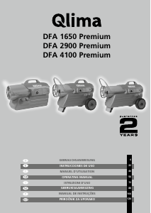 Bedienungsanleitung Qlima DFA 2900 Premium Heizgerät