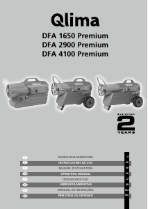 Manuale Qlima DFA 4100 Premium Termoventilatore