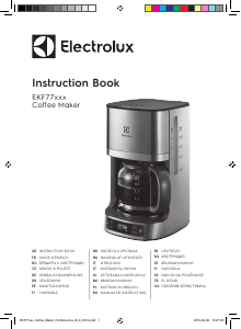 Manuale Electrolux EKF7700 Macchina da caffè