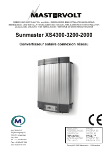 Mode d’emploi Mastervolt Sunmaster XS2000 Onduleur solair