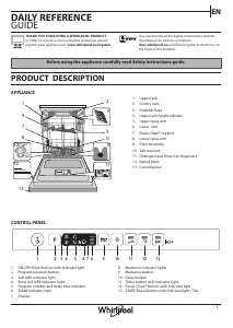 Manual Whirlpool WIC 3C34 PFE S Dishwasher