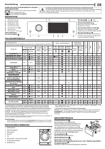 Bedienungsanleitung Whirlpool FFDBE 9638 BCEV F Waschmaschine