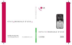 Manuale LG KT615 Telefono cellulare