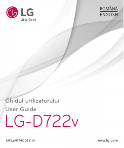Manual LG D722v Telefon mobil