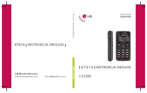 Instrukcja LG KT610 Telefon komórkowy