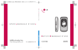 Manuale LG KP233 Telefono cellulare