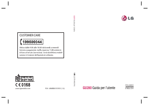 Manuale LG GU280 Telefono cellulare