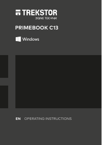 Handleiding TrekStor PrimeBook C13 Laptop