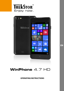 Manual TrekStor WinPhone 4.7 HD Mobile Phone