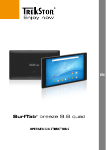 Manual TrekStor SurfTab breeze 9.6 Quad Tablet