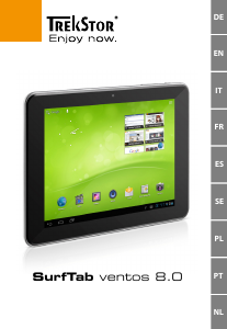 Manual de uso TrekStor SurfTab ventos 8.0 Tablet